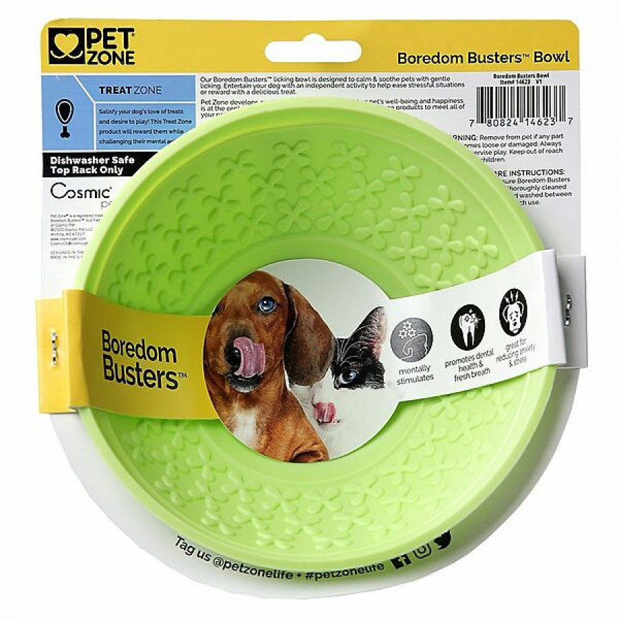 LocalID_57243 Pet Zone - Boredom Busters Bowl Green - 16.5CM (6.5in)