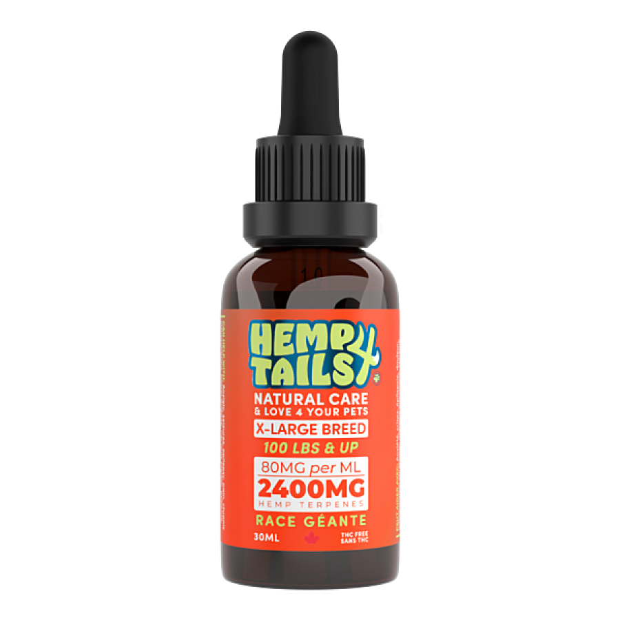 Hemp 4 Tails - Hemp Seed Oil XLarge Breed - 2400MG/30ML