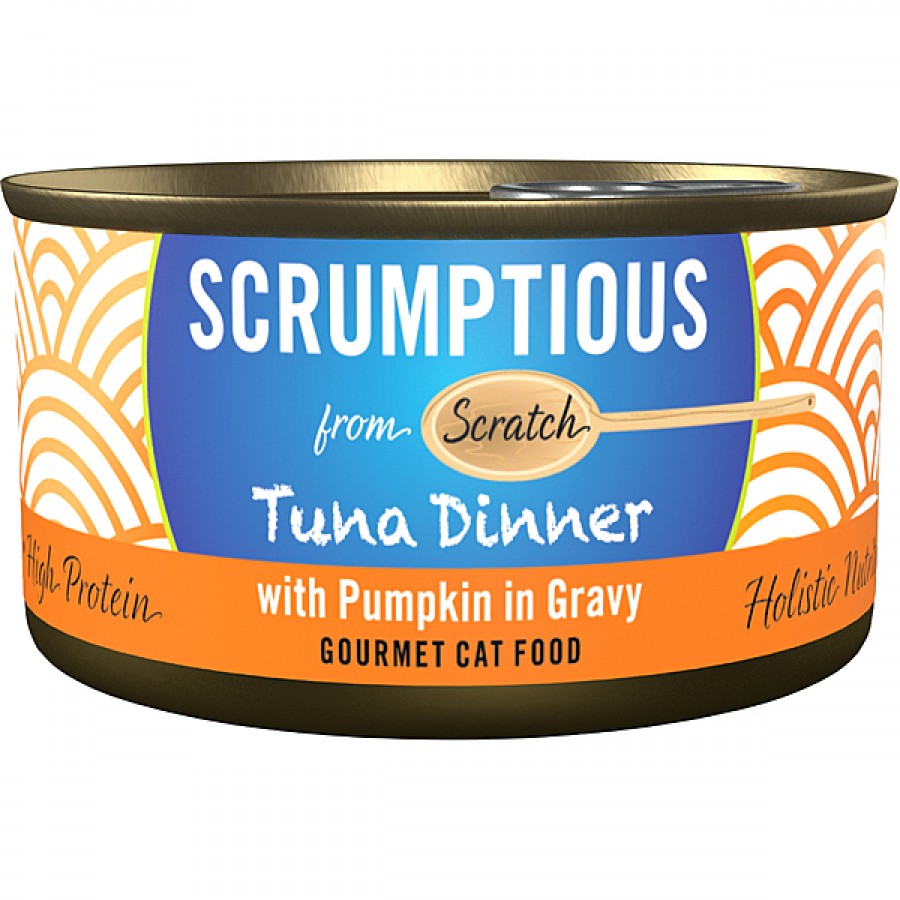 Scrumptious - RED MEAT TUNA with PUMPKIN Wet Cat Food - 80GM (2.8oz)