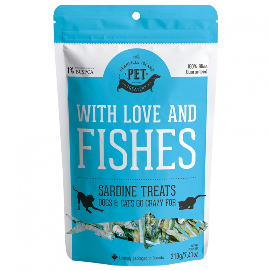 LocalID_40163 Granville Island - With Love and Fishes Sardine Dog Treats - 210G