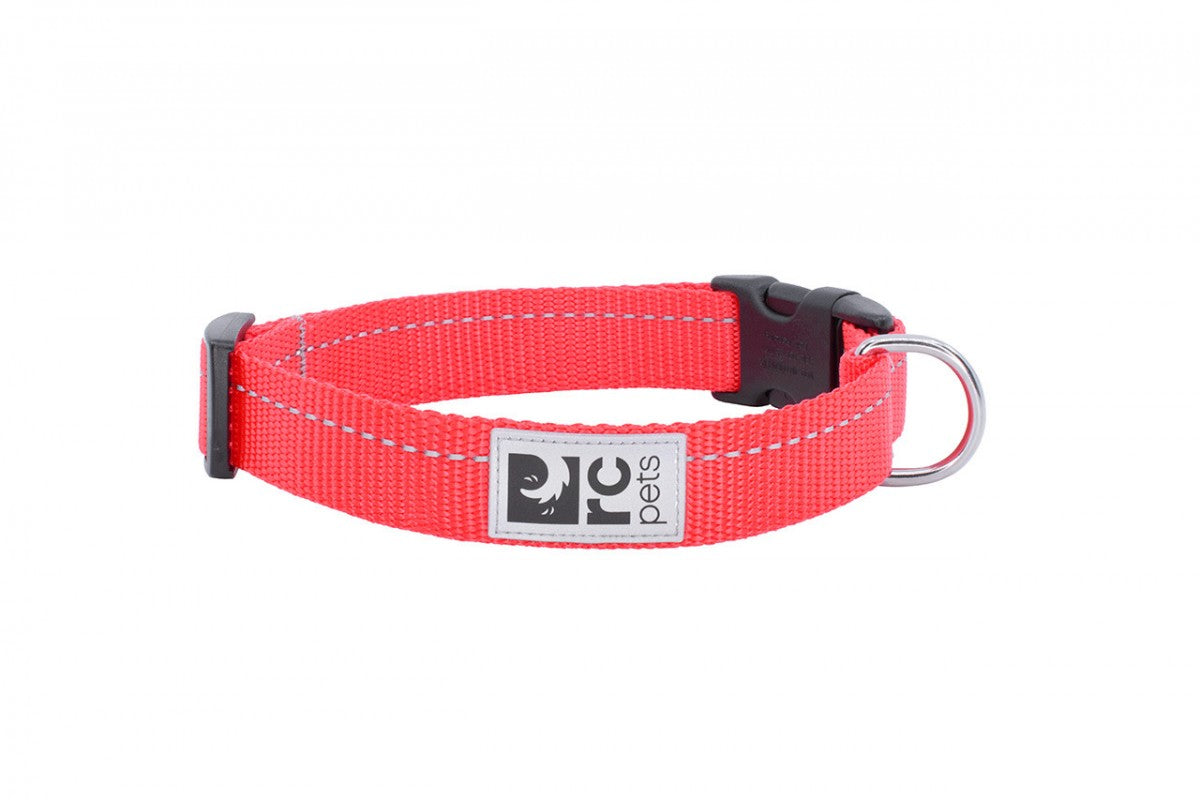 RC Pets - Primary Clip Collar - RED - XSMALL - 1.5 x 18-23CM - (0.6in x 7-9in)