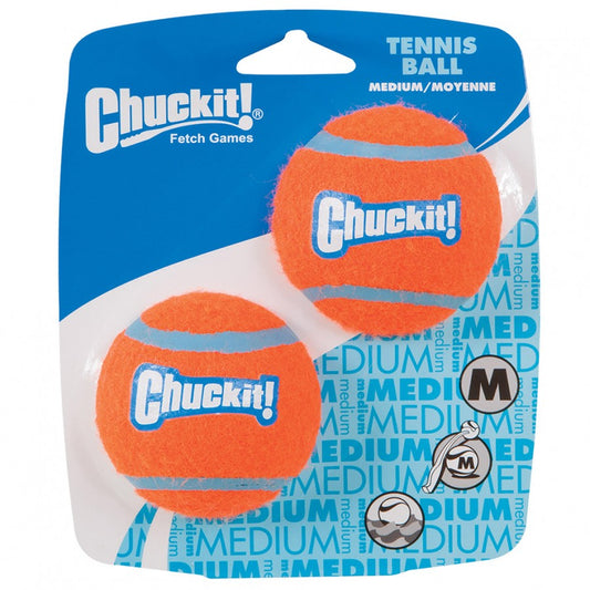 Chuckit! - Tennis Balls Dog Toy - MEDIUM - 7CM (2.75in) - 2PK