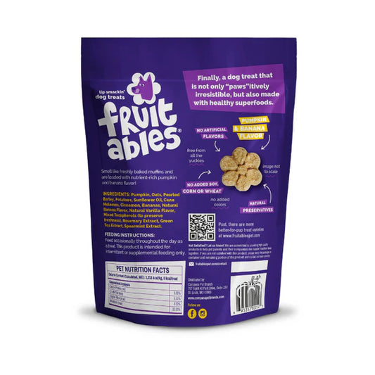 LocalID_71457 Fruitables - PUMPKIN and BANANA Crunchy Dog Treats - 198GM (7oz)