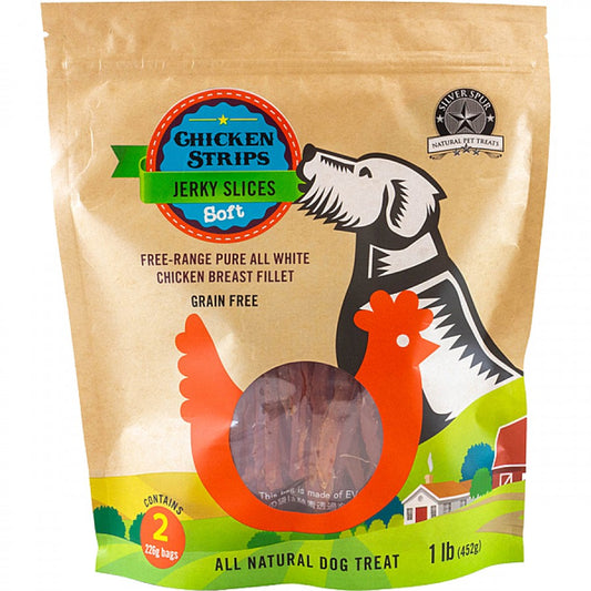 LocalID_56488 Silver Spur - CHICKEN JERKY Slices Dog Treats - 452G (16oz)