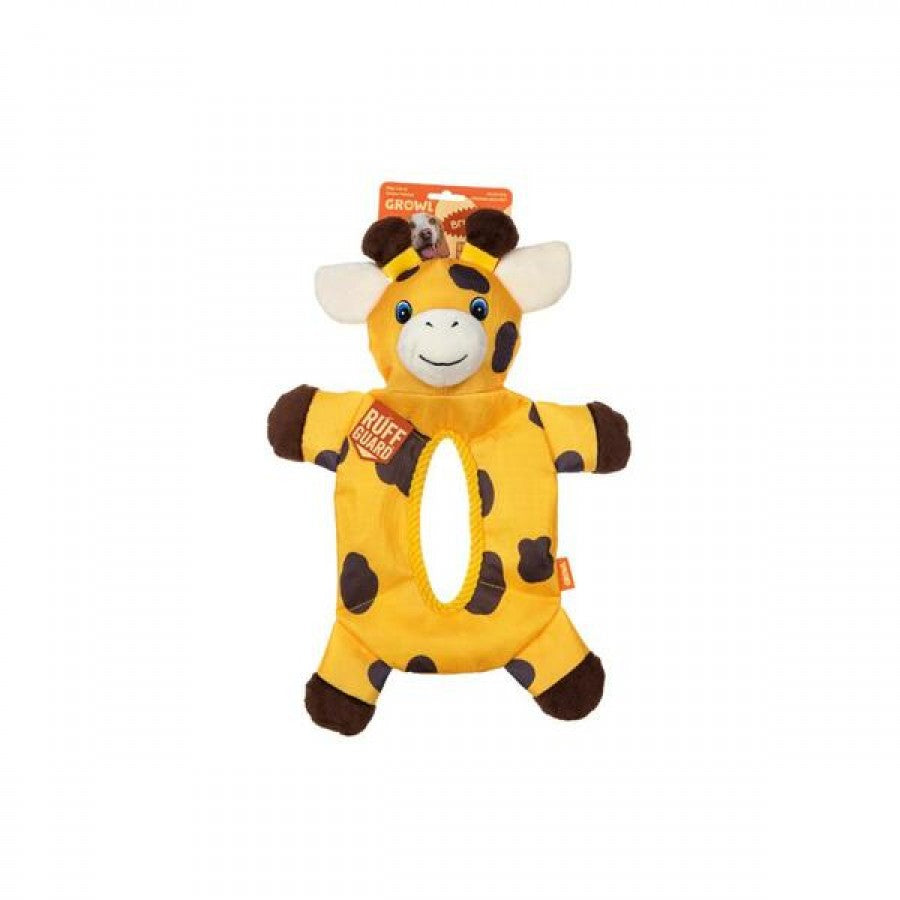 Growl - Bruizers Giraffe Dog Toy - YELLOW - 38CM (15in)