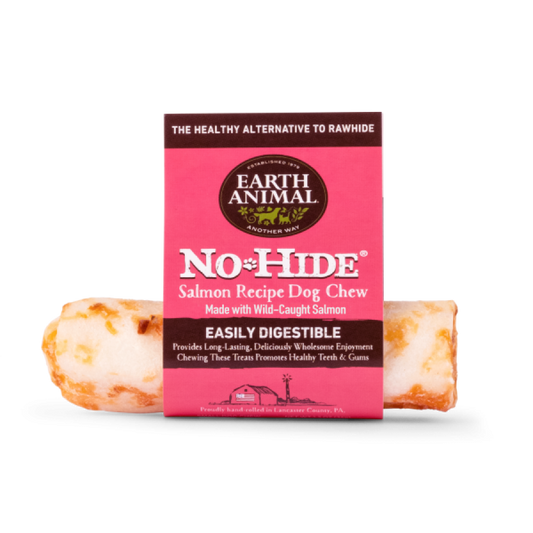 LocalID_54287 Earth Animal - Dog No Hide Chew Wild Caught Salmon - Small 1pk - 34GM (1.2oz)