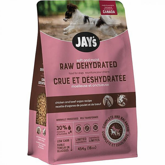 LocalID_60474 Jay's - Soft & Moist Chicken & Beef Organ Raw Dehydrated Dog Food - 454GM (16oz)