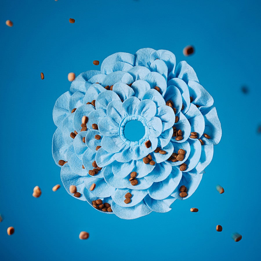 LocalID_66014 Pet Dream House - Blossom Snuffle Mat - BLUE - MEDIUM - 2PK