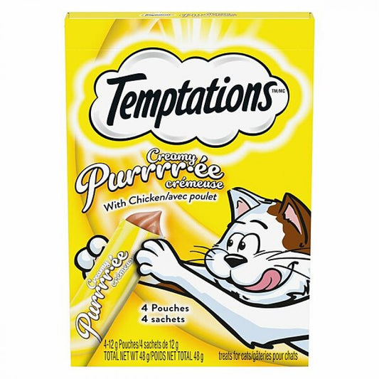 LocalID_68505 Whiskas - Creamy Puree CHICKEN Cat Treat - 12GM (1.7oz) - 4PK