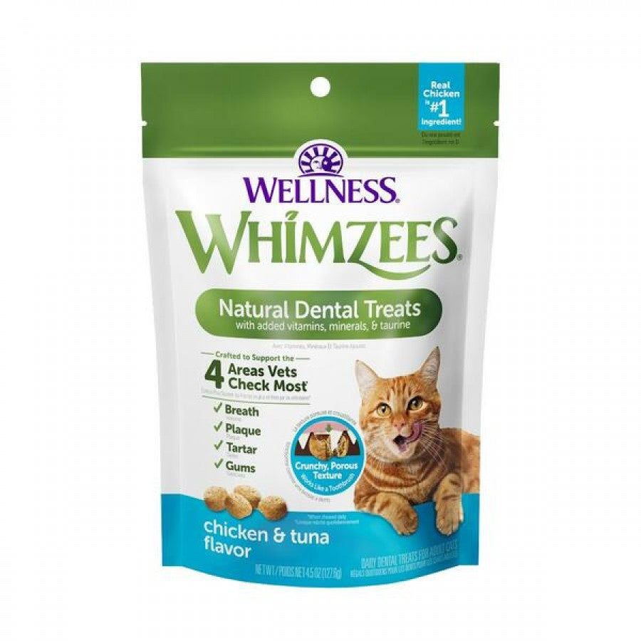 Whimzees - CHICKEN and TUNA Dental Cat Treats - 56.7GM (2oz)