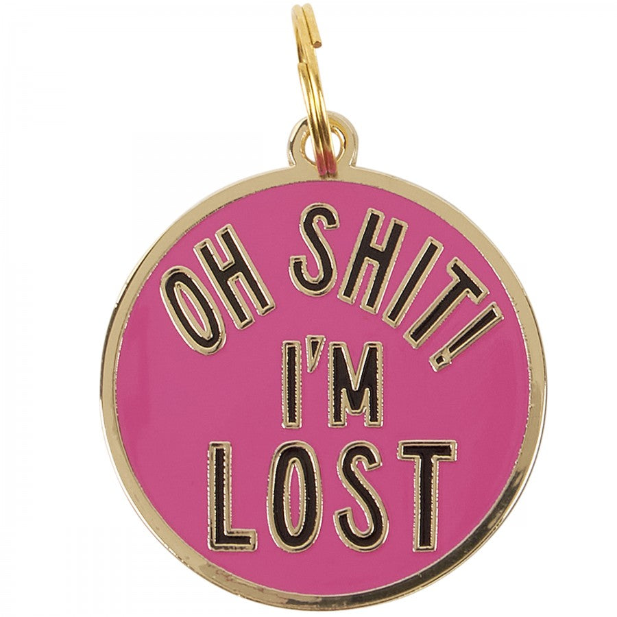 LocalID_70489 Primitives by Kathy - I'm Lost Collar Charm - 2.5CM (1in)-1