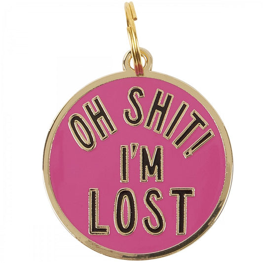 LocalID_70489 Primitives by Kathy - I'm Lost Collar Charm - 2.5CM (1in)-1