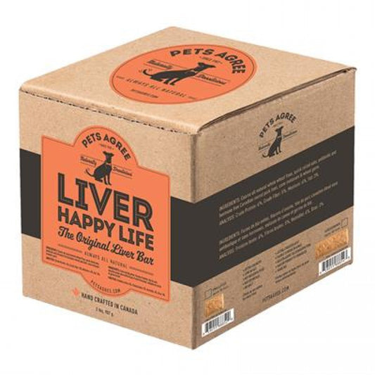 Pets Agree - Happy Life Bars LIVER Dog Treat - LARGE - 907GM (2lb) (Sold Individually Bulk)