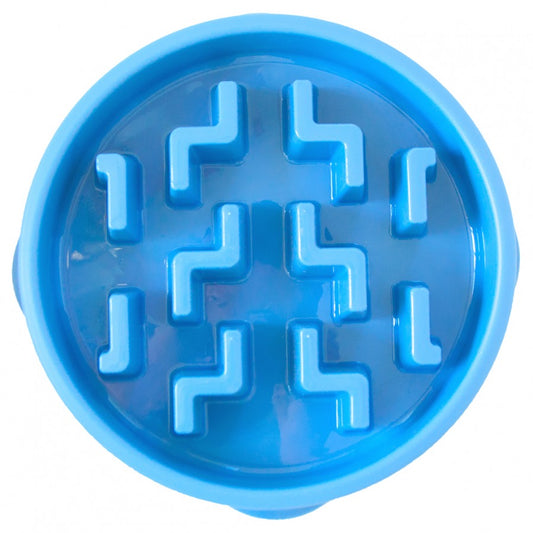 LocalID_39162 Outward Hound - Fun Feeder Slo-Bowl Blue - Mini 2 Cup