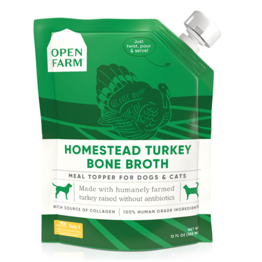 LocalID_37179 Open Farm - Dog-Cat Turkey Bone Broth Topper - 355ML