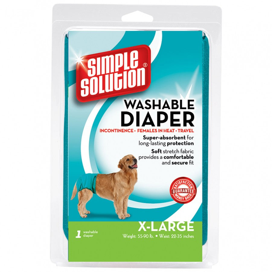 Simple Solutions - Washable Female Diaper - X-LARGE (55 - 90 lbs)