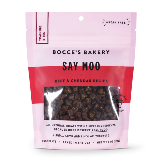 Bocce's Bakery - SAY MOO Training Bites Dog Treats - 170GM (6oz)