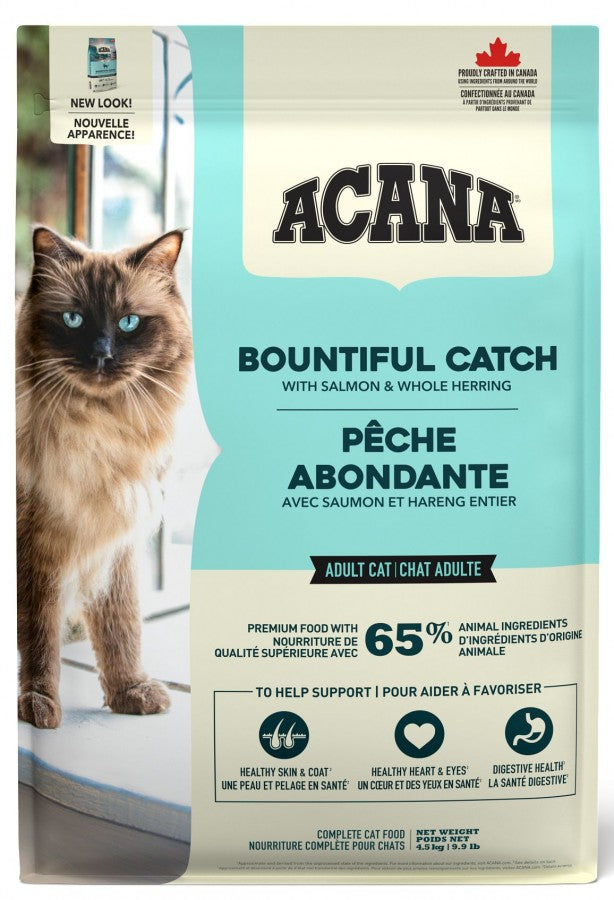 Champion Foods - Acana BOUNTIFUL CATCH Dry Cat Food - 4.5KG (10lb)