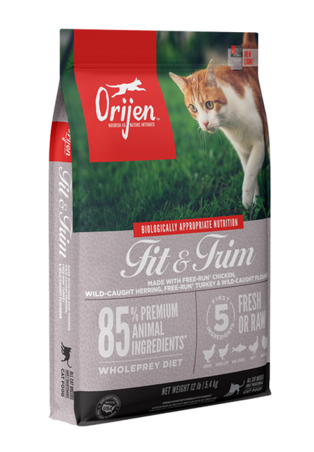 *S.O. - Up to 2 Week Wait* Champion Foods - Orijen FIT and TRIM Dry Cat Food - 1.8KG (3.97lb)