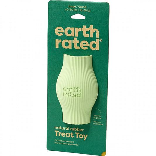 Earth Rated - Rubber Treat Dog Toy - GREEN - LARGE - 14.5CM (5.7in)