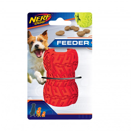 LocalID_70476 Nerf - Trax Dog Tire Feeder - SMALL - RED - 7CM (2.75in)