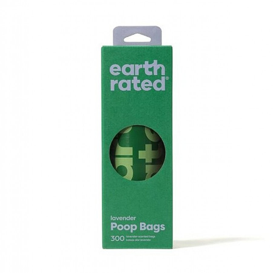 Earth Rated - Poop Bags - LAVENDER - 1 Roll 300 Bags