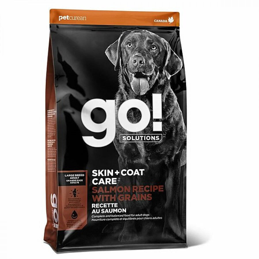 Petcurean - GO! Skin and Coat SALMON LARGE BREED ADULT Dry Dog Food - 11.34KG (25lb)