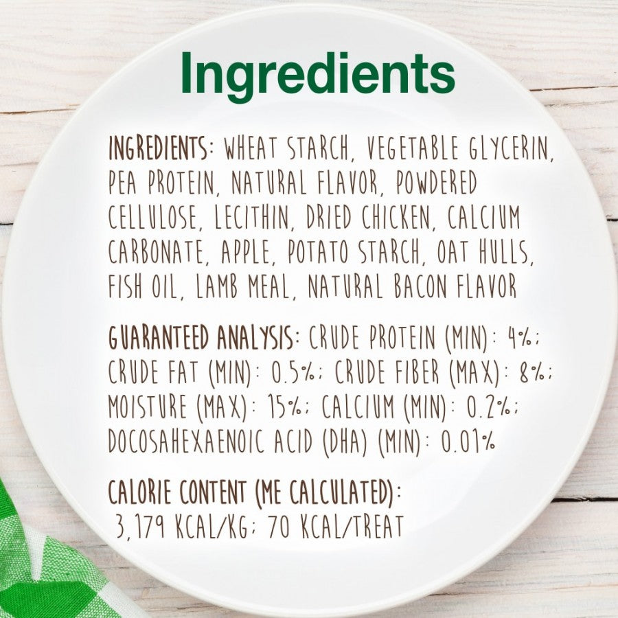 LocalID_68640 Nylabone - Healthy Edibles Dog Chew LAMB and APPLE Dog Chew - XSMALL - 88GM (3.1oz) - 4PK