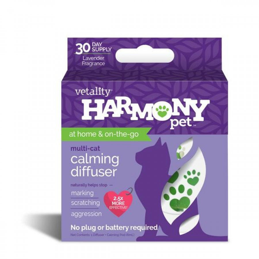 Vetality - Harmony Pet Calming Home Diffuser for Cats - 30 Day Supply