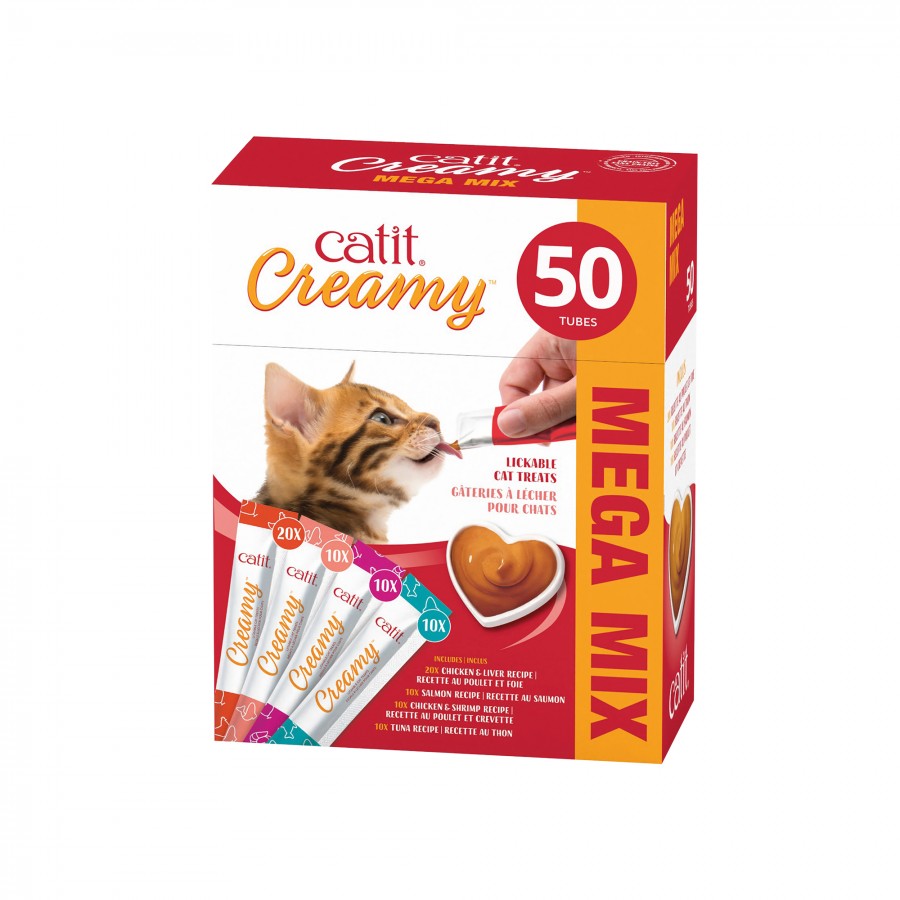 *S.O. - Call for Estimated Arrival* Catit - Creamy Multipack Cat Treat - 50PK