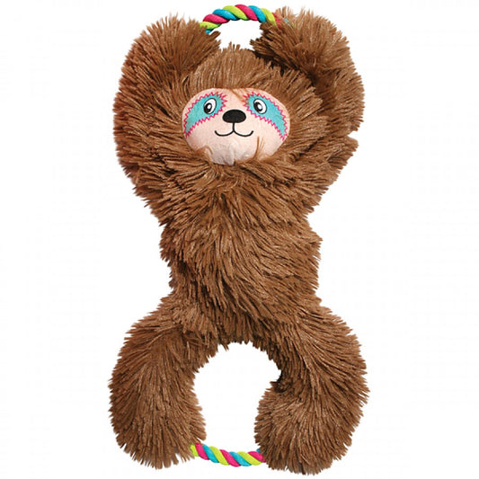 LocalID_64686 KONG - Tuggz Sloth Squeak Dog Toy - XLARGE - 42CM (16.5in)