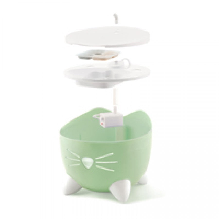 LocalID_65938 Catit - PIXI Cat Drinking Fountain - MINT GREEN - 2.5L (85oz)