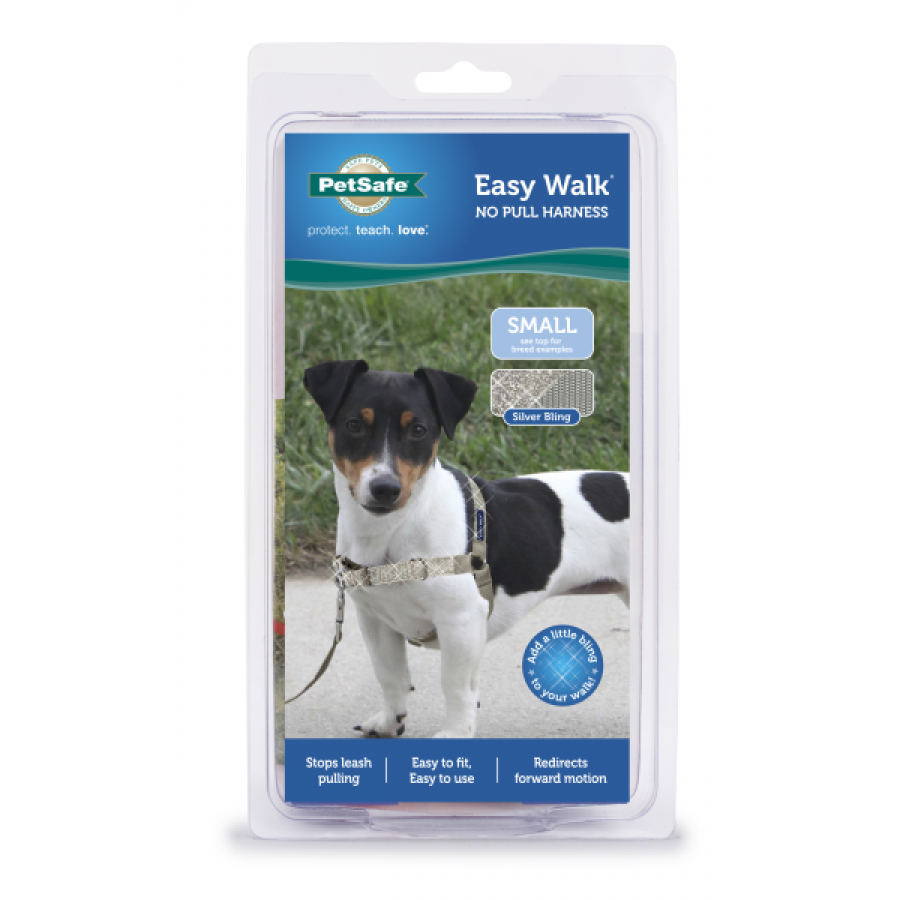 PetSafe - Deluxe Easy Walk Harness - STEEL - MEDIUM/LARGE