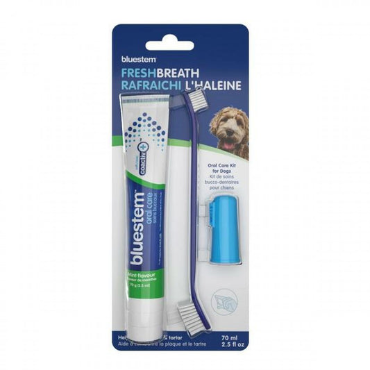 LocalID_69692 Bluestem - Oral Care Kit VANILLA MINT Flavour for Dogs - 70ML (2.5oz)