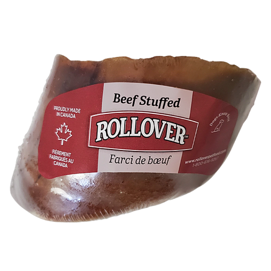 LocalID_56477 Rollover - Stuffed BEEF Beef Hoof Dog Chew