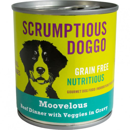 LocalID_53491 Scrumptious - MOOVELOUS - BEEF & VEGGIE Dinner in Gravy - 255GM (9oz)
