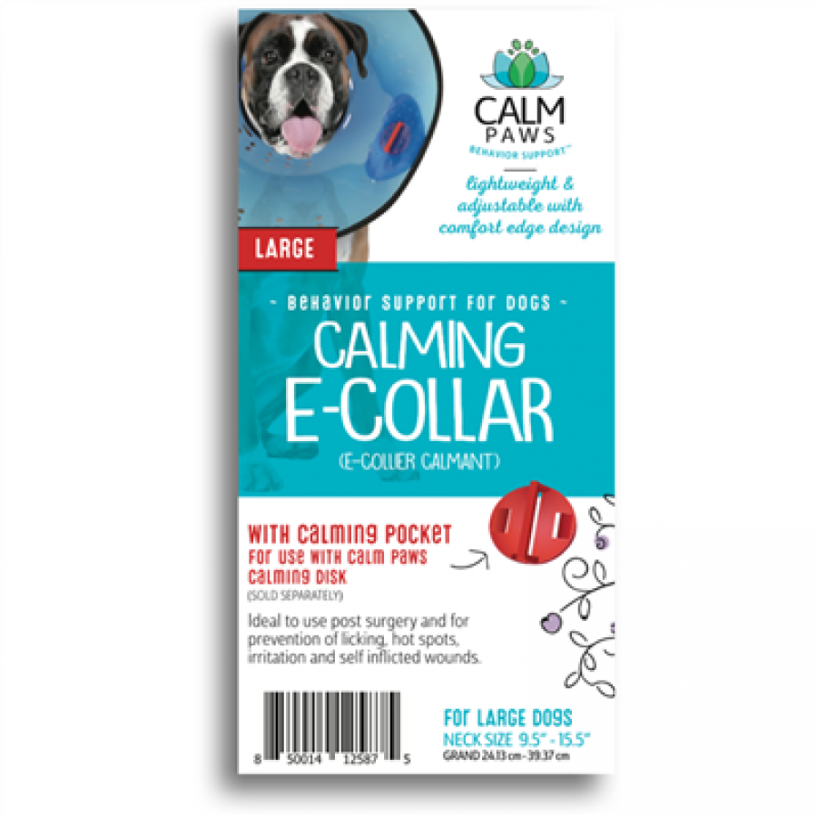 Calm Paws - Calming E-Collar - LARGE - 24-39CM (9.5-15.5in)