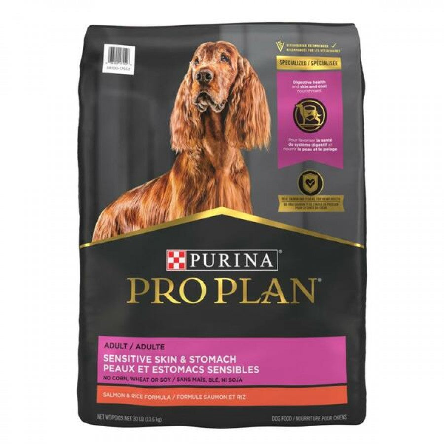 Purina - Pro Plan Sensitive Skin & Stomach SALMON & RICE Dry Dog Food - 13.6KG (30lb)