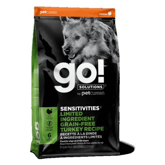 Petcurean - GO! Sensitivities GF LID TURKEY Dry Dog Food - 1.59KG (3.5lb)