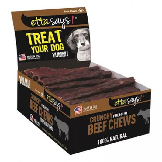 LocalID_22058 Treat Planet - Etta Says Premium Crunchy BEEF Chews - Bulk 10CM (4in)