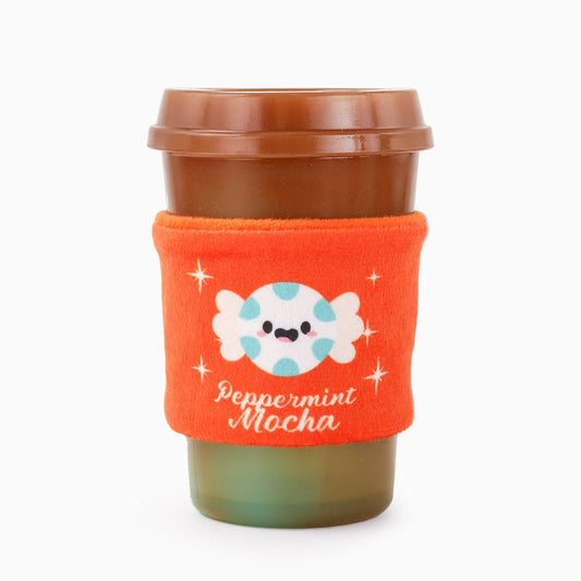 *LIMITED EDITION* HugSmart - Peppermint Mocha Latte Dog Toy - 13CM (5in)