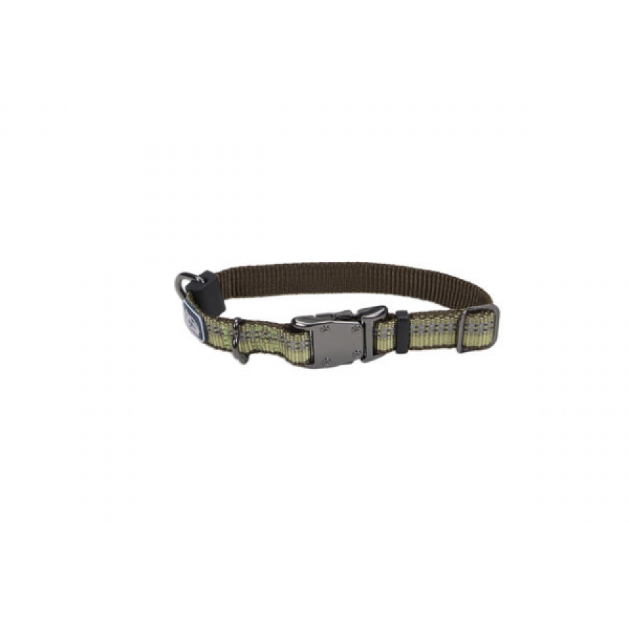 *DISC* Coastal - K9 Explorer Reflective Adjustable Collar - FERN - 1.6 x 20.3-30.5CM (5/8x8-12in)