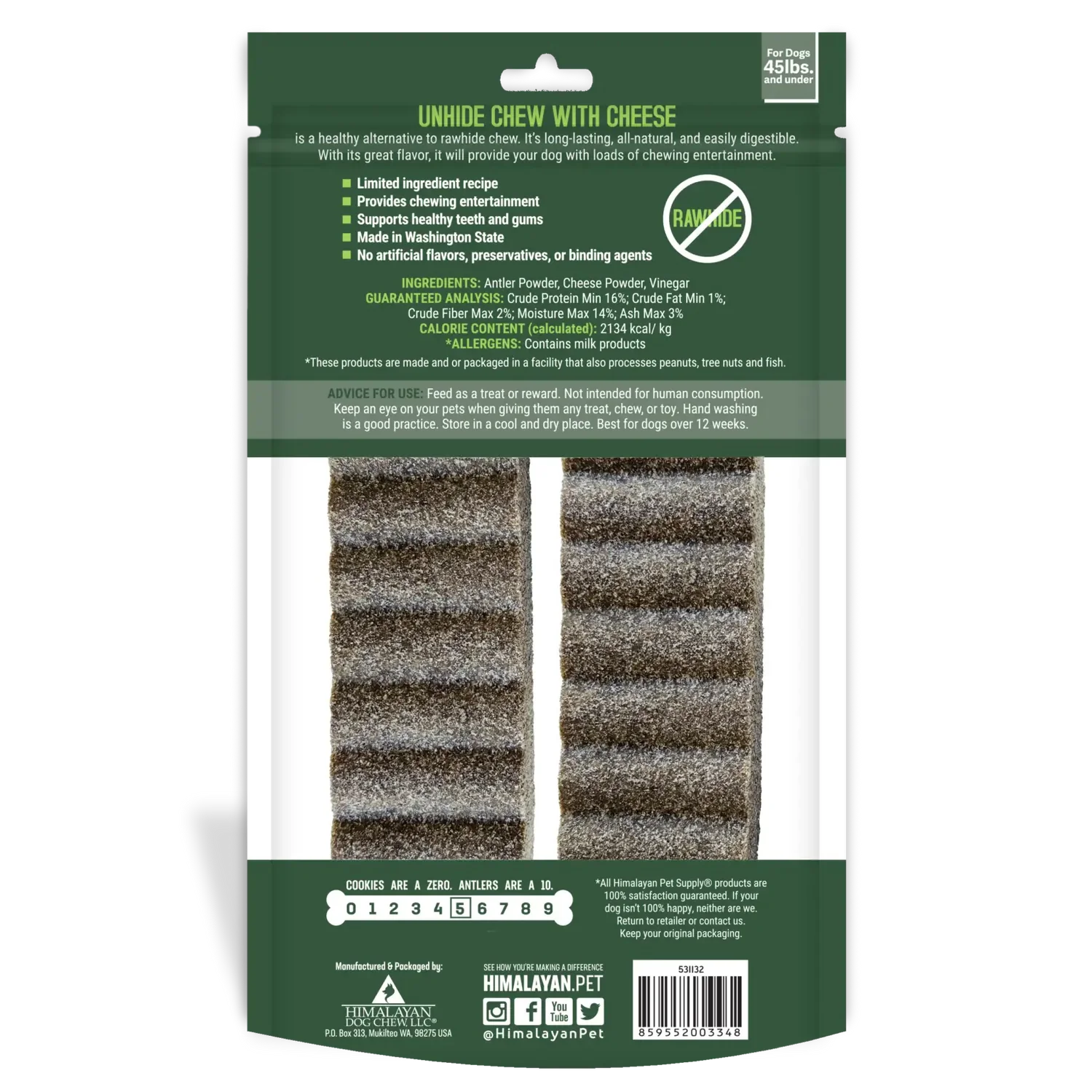 LocalID_68474 Himalayan Pet Supply - Unhide - MEDIUM - 170GM (6oz) - 2PK
