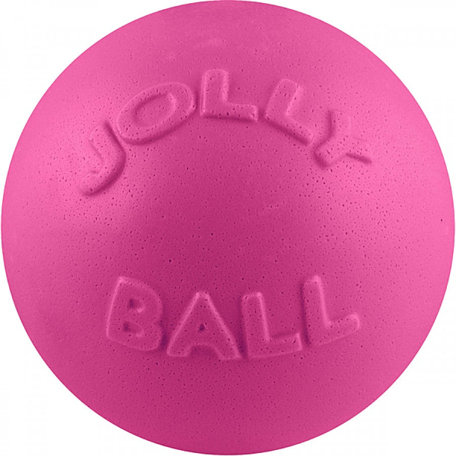 *S.O. - Up to 2 Week Wait* Jolly Pets - Bounce N Play Ball Dog Toy - PINK - 20CM (8in)