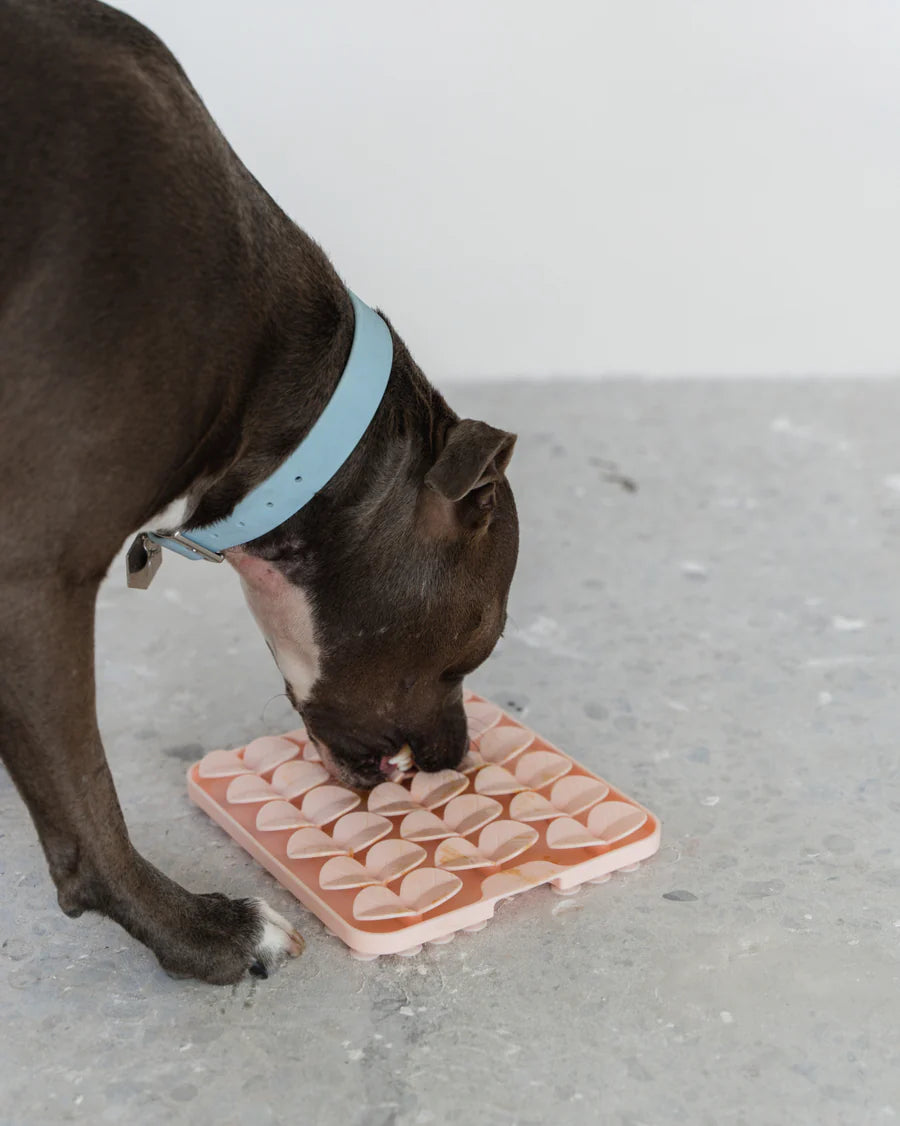 LocalID_66640 Dexypaws - Dog Snuffle Mat Silicone - BLUSH PINK