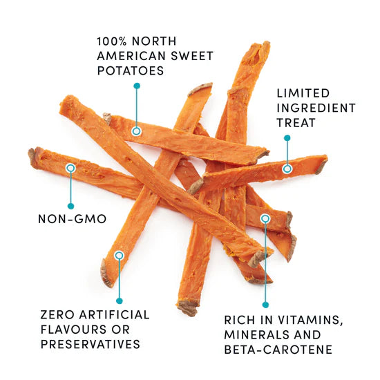 LocalID_68164 Crumps' Naturals - SWEET POTATO Fries Dog Treat - 570GM (20oz)