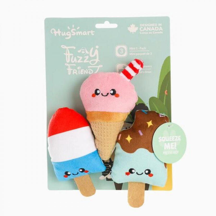 LocalID_66795 HugSmart - Cool Pup Dog Toy - 13CM (5in) Each - 3PK