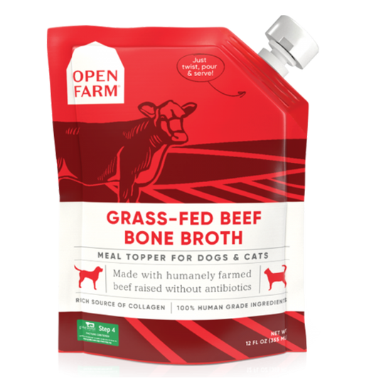 LocalID_37182 Open Farm - Dog-Cat Grass-Fed Beef Bone Broth Topper - 355ML