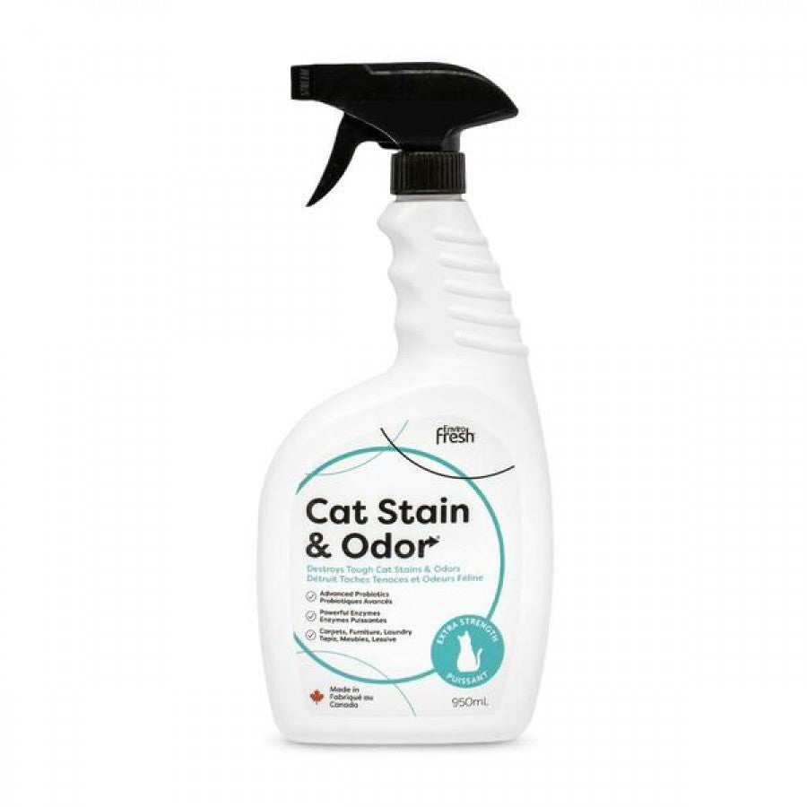 LocalID_69913 EnviroFresh - Cat Stain & Odor Probiotic Enzymatic Orange Spray - 950ML