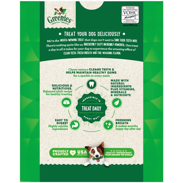 Greenies - Dental Chew ORIGINAL Dog Chew - REGULAR - 170GM (6oz) - 6CT